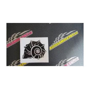 Samolepící dekorace SAMOLEPKA Mušle levá ulita (17 - šedá) NA AUTO, NÁLEPKA, FÓLIE, POLEP, TUNING, VLASTNÍ TEXT, TISK, AUTOSAMOLEPKY.cz, POLEPY, OBRÁZEK, LOGO, SAMOLEPKY