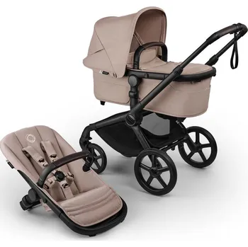 Kočárek BUGABOO Fox5 Renew Kompletní kočárek Black/Desert Taupe Melange/Desert Taupe Melange