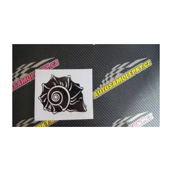 Samolepící dekorace SAMOLEPKA Mušle pravá ulita (17 - šedá) NA AUTO, NÁLEPKA, FÓLIE, POLEP, TUNING, VLASTNÍ TEXT, TISK, AUTOSAMOLEPKY.cz, POLEPY, OBRÁZEK, LOGO, SAMOLEPKY