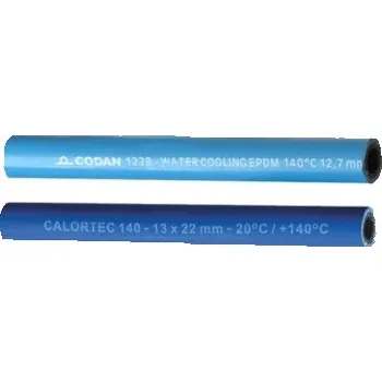 Zahradní hadice HADICE CALORTEC 140 BLUE - 12,7/22 mm, hadice pro chlazení forem, 20 bar, -30°C až +140°C (160°C), modrá