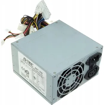 Počítačový zdroj Q-TEC ADT-350 350W ATX 20-PIN AUX MOLEX FDD - Počítačový zdroj