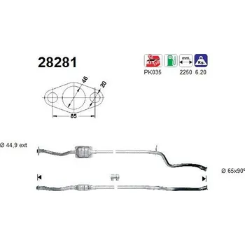 Katalyzátor Katalyzátor AS 28281
