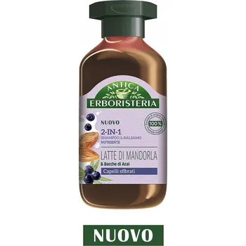 Šampon Antica Erboristeria Mandlové Mléko & Acai Bobule 225 ml šampon 2v1