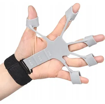 Posilovač prstů a zápěstí LOKOMO HAND GRIPPER ŠEDÝ 3-5 KG