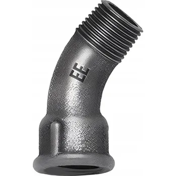 Fitinka KOLENO 45° POZINKOVANÉ 1 1/2'' V/V DN40 LITINOVÉ