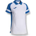 Dámská polokošile JOMA LIDER, barva bílá - modrá, velikost 2XL