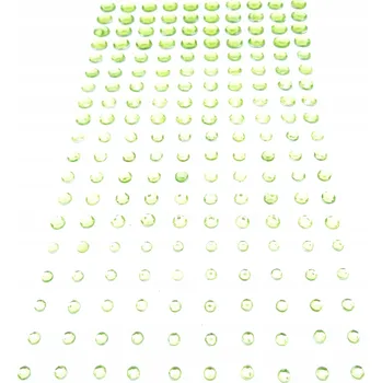 samolepka Samolepky Křišťály Šatonové Růže Diamanty Světle Zeleň Mix