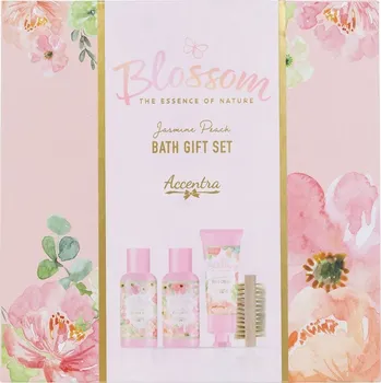 Kosmetická sada SET koupelový BLOSSOM v opakovaně použitelné dárkové krabičce s kartáčkem na nehty NOVINKA ACCENTRA
