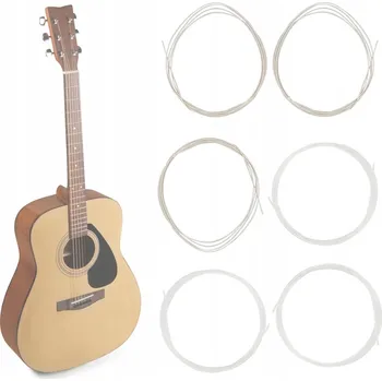 Struna pro kytaru a smyčcový nástroj 6X STRUNY PRO AKUSTICKOU KYTARU