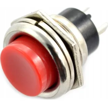 vypínač Tlačítkový spínač ON-OFF momentální PBS26B kulatý 250V/3A