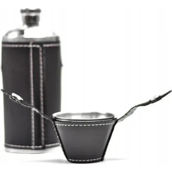 Placatka TURISTICKÁ PLACATKA na 2 SKLENIČKY POUZDRO 7 oz 207 ml