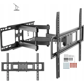 Televizní držák OTOČNÝ DRŽÁK NA TELEVIZI 50 PALCŮ KERNAU HÁK ZÁVĚS UPEVNĚNÍ RAMENO