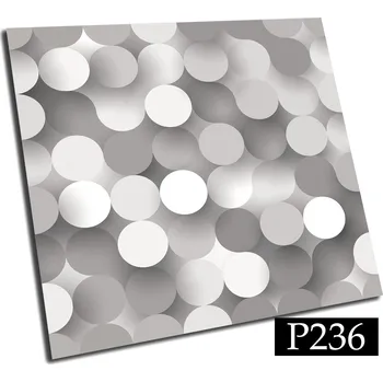 vinylová podlaha Samolepicí PVC dlaždice 25 cm Černo-bílé kruhy PVC OBKLADY