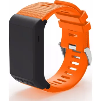Řemínek na hodinky Silikonový Řemínek Náhradní pro Garmin Vivoactive HR / Oranžový