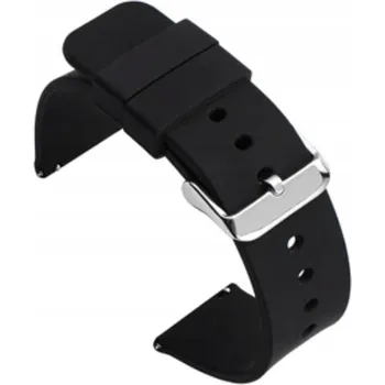 Řemínek na hodinky Řemínek Straps pro Samsung 20-20mm černý