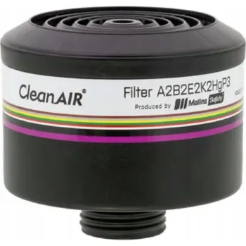 Bezpečnostní kamera Víceúčelový filtr CleanAir Malina A2B2E2K2-HG-P3 RD40 – rtuť, ozón