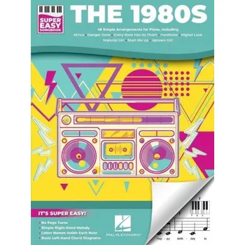 Super Easy Songbook: The 1980s (noty na super snadný klavír)