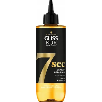 Vlasová regenerace Schwarzkopf Gliss Kur 7 Sec 200 ml olej na vlasy