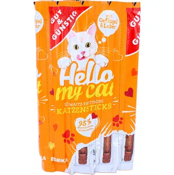 Krmivo pro kočku Pochoutky tyčinky pro kočky pro kočky 10 kusů DE