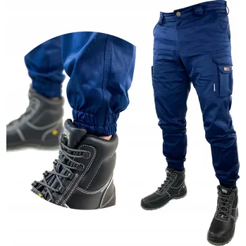 Pracovní obuv Pracovní joggery BOZP DuduWork Granátové, elastické, velikost 60