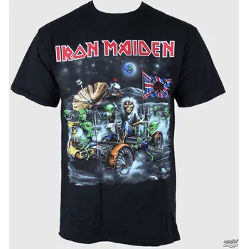 Pánské oblečení Tričko metal pánské Iron Maiden - Knebworth Moonbuggy - ROCK OFF - IMTEE21MB