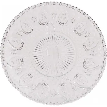 Talíř clayre eff Skleněný talíř 22 cm
