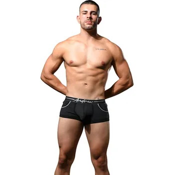 Boxerky Pánské boxerky Andrew Christian černé ALMOST NAKED (93468-CHA) S Možnost vrácení zboží ZDARMA do 120 dnů!