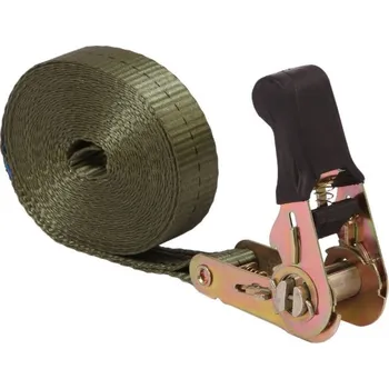 Lany Vázací-technika.cz Upínací popruh jednodílný KHAKI 1 t 25 mm , 8 m