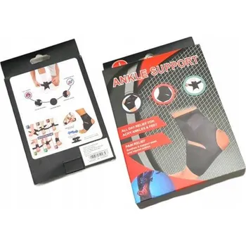 Ortéza kotníku Nastavitelná, prodyšná, elastická bandáž na kotník s