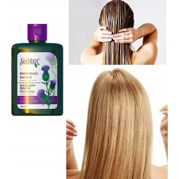 Vlasová regenerace Lopuchová maska na vlasy 200 ml – Proti lámavosti a vypadávání, výživa a lesk