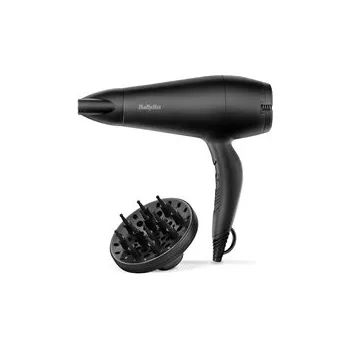 Fén BaByliss D215DE fén na vlasy, 2200 W, 2 teploty a rychlosti, s koncentrátorem, černá