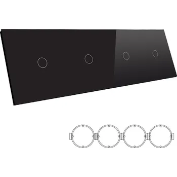 Čtyřnásobný Rámeček B-line černý