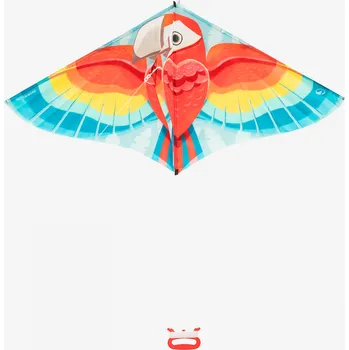 Létající drak DECATHLON Dětský statický létající drak MFK 100 papoušek MODRÁ|VÍNOVÁ|ČERVENÁ