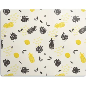 Miska pro psa Podložka pod misky pro psy a kočky Ananasy 45x35 cm