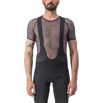 Cyklistické oblečení Cyklistické funkční tričko s krátkým rukávem Castelli Miracolo Wool, šedé, vel. M