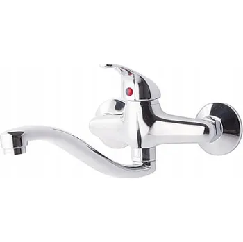 Vodovodní baterie Kuchyňská nástěnná baterie Perfexim Irys, stříbrná