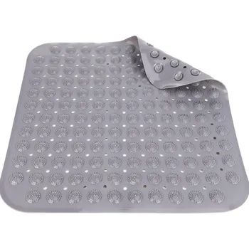 Protiskluzová podložka Kapperthal protiskluzová sprchová podložka s masáží, 54x54 cm, šedá