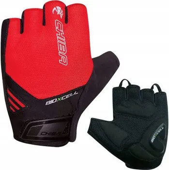 Cyklistické rukavice Cyklistické rukavice Chiba XS červené