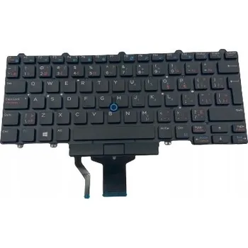 Náhradní klávesnice pro notebook Podsvícená Klávesnice DELL Latitude E7450 E5450 Notebook Dual Point - D18TV