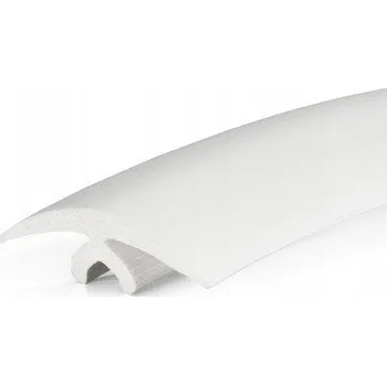 Stavební profil Prahová dilatační lišta ohebná pro oblouky FLEX 3m BÍLÁ, Profil A