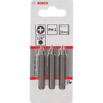 Bit BOSCH - Šroubovací bit Extra Hart 51mm PH1