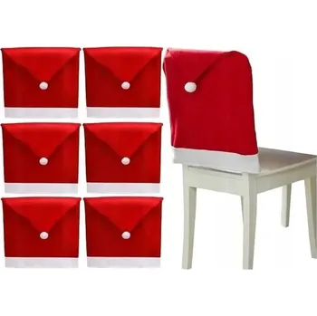 Potah na židli Vánoční potah na židli Čepice Mikuláše Potahy na židle 1 Ks