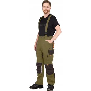 Pánské kalhoty Ochranné zahradnické kalhoty s laclem, zesílené LH-NAW-B KHBRP XL