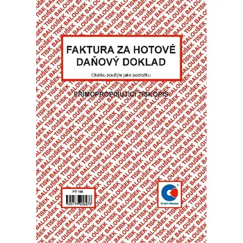 Tiskopis Baloušek Tisk PT198 faktura za hotové A5 50 listů