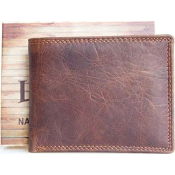 Peněženka Celokožená peněženka Lozano s ochranou dat (RFID) bez značek a nápisů