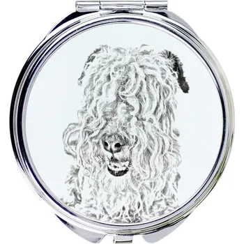 Kosmetické zrcátko Lakeland Terrier - kapesní zrcátko s motivem psa, personalizované zrcátko
