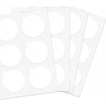 Průmyslové lepidlo Papírové Samolepky pod lepidlo Kne Lashes 6 ks bílé