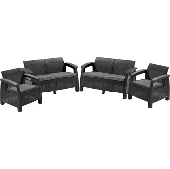 Zahradní sestava KETER Zahradní set GREEK REST | grafit