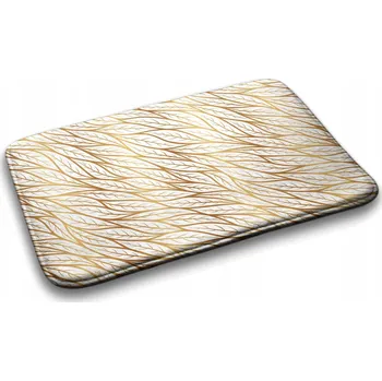 Koupelnová předložka Koupelnová předložka měkká Koberec Zlaté Listy Vzor