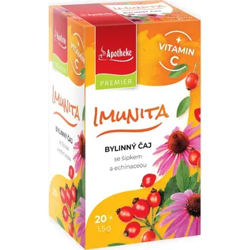 Čaj Apotheke Imunita bylinný čaj + vitamin C 20x 1,5 g